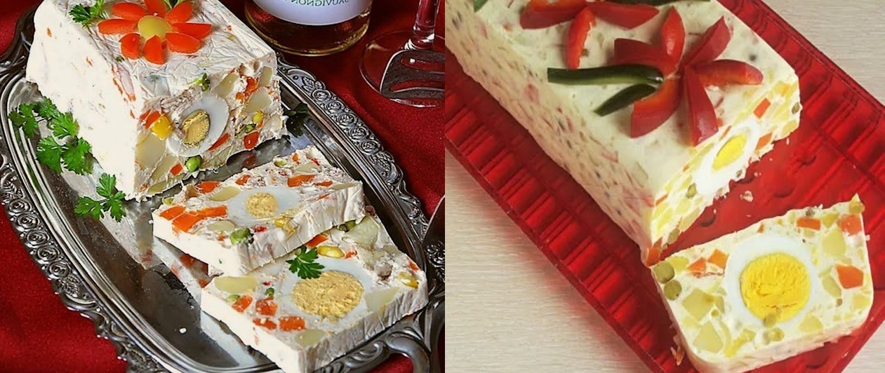 Terină de legume, perfectă pentru o masa de sărbatoare Terină de legume, perfectă pentru o masa de sărbatoare